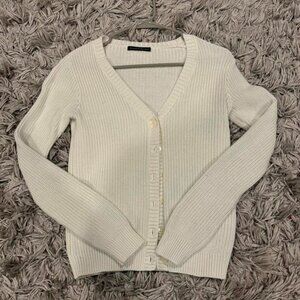 Brandy Melville cream cardigan one size